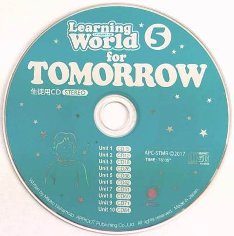 Learning World 5　TOMORROW 生徒用CD Second Edition