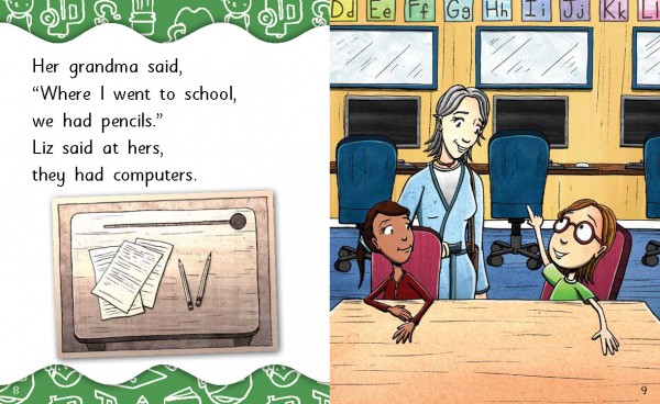 7a: Grandma Went to School pages