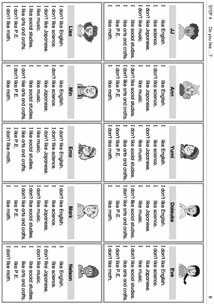 Activity Card Sheets 4-2